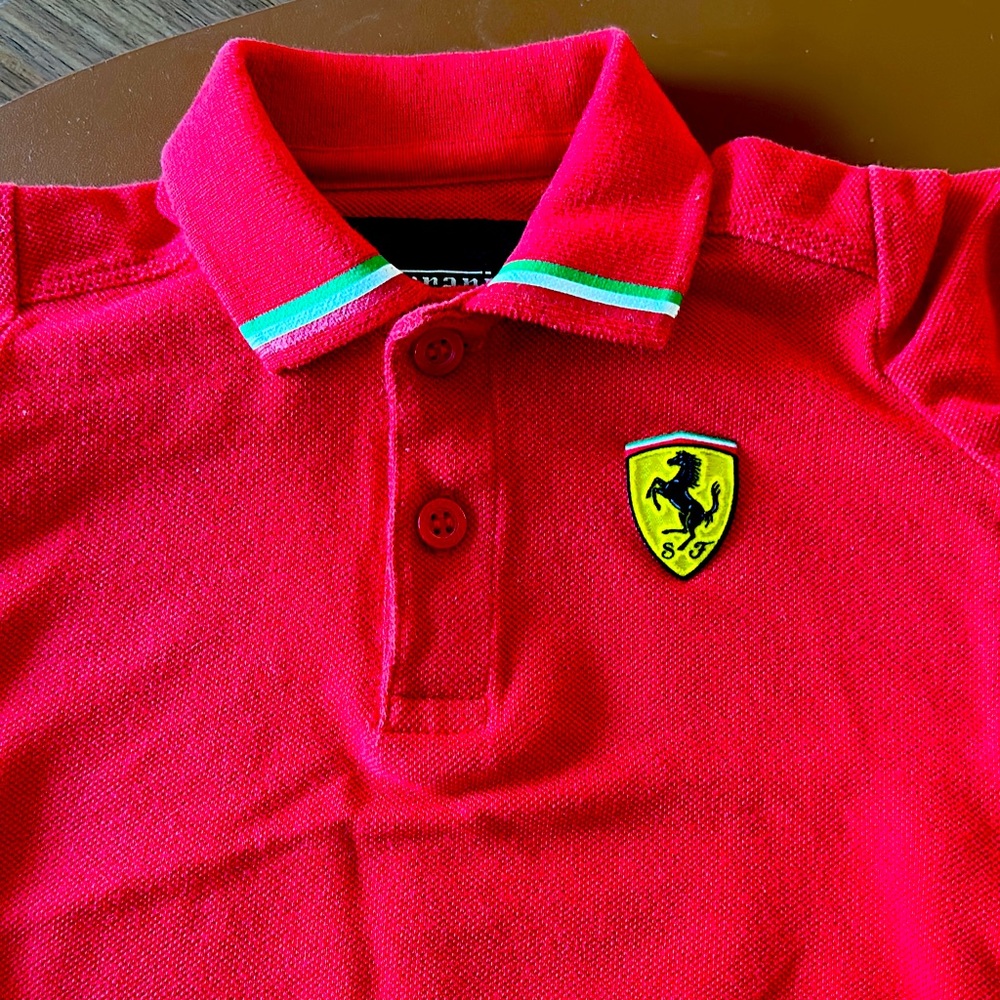 Ferrari polo shirt 3/6m